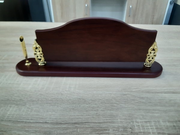 PORTE NOM EN BOIS LUXE