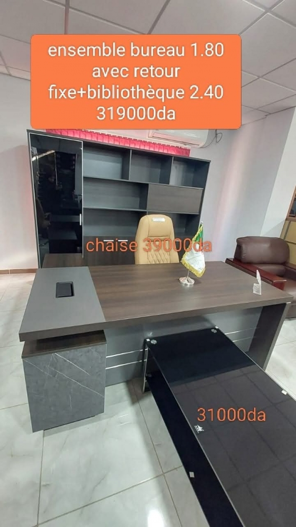 ensemble de bureau importation 1.80