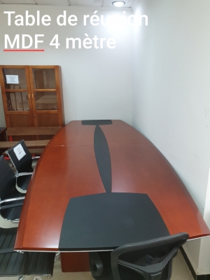 Table de r&eacute;unions MDF 4m