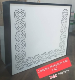 Comptoir R&eacute;ception MDF (1.40m)