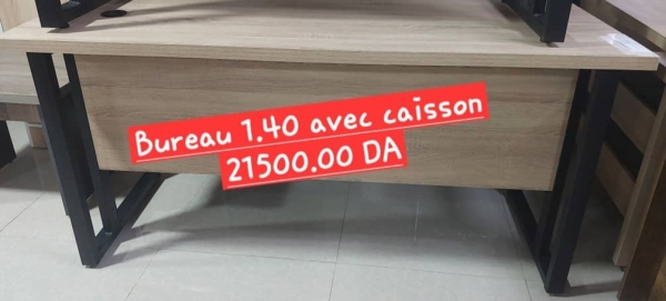 bureau avec caisson