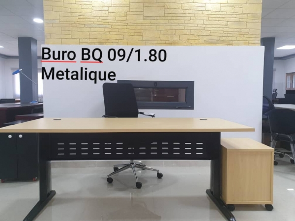 Bureau pieds metalliques BQ-09