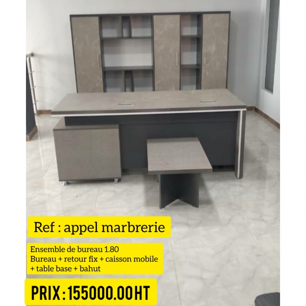 ENSEMBLE DE BUREAU 1.80