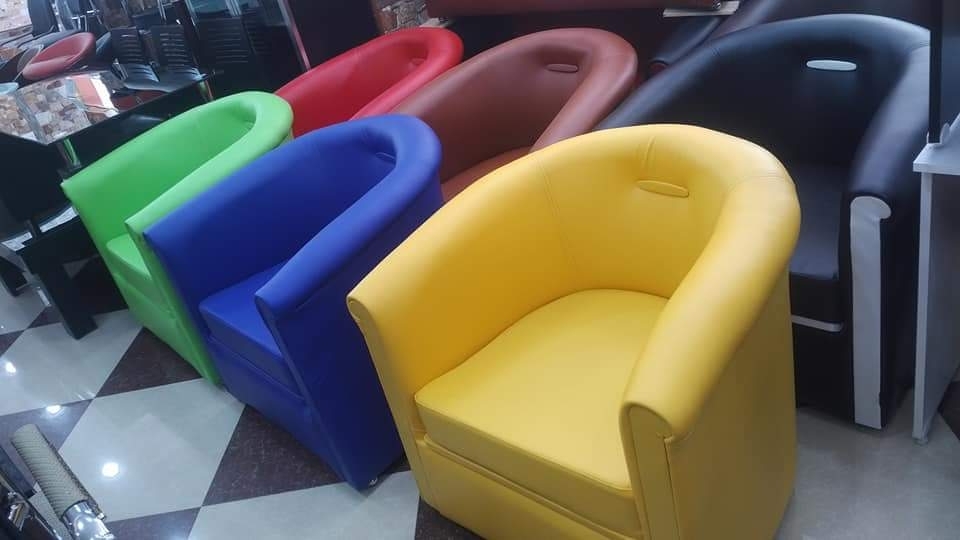 Chauffeuses 1 places différentes couleurs